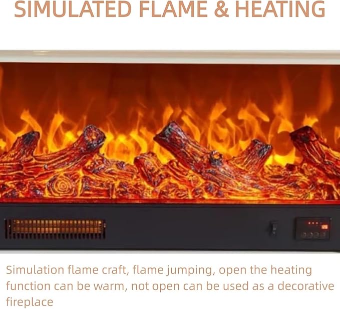 Modern Electric Fireplace Heater - Image 3