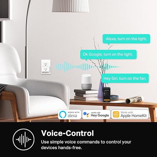 Kasa Smart Plug Mini 15A, Apple HomeKit Supported, Smart Outlet Works - Image 5