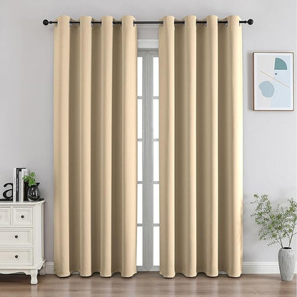 CUCRAF Blackout Curtains for Bedroom by CUCRAF