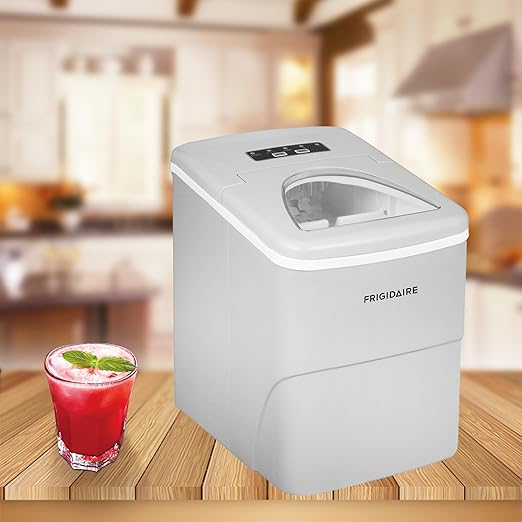 Frigidaire EFIC108-Silver Compact Ice Maker, Counter-top Portable, 26 lb per Day - Image 8