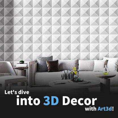 Art3d Decorative 3D Wall Panel, 32 Sq.FT PVC Interior Wall Decor - Image 10