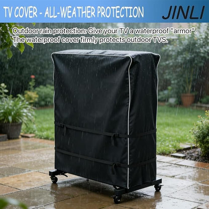 JINLI 45-50 inch outdoor TV trolley cover, courtyard TV cover, Oxford fabric - Image 8