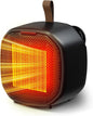 Portable Small Ceramic Space Heater w/Thermostat, 1200W Indoor Electric Space by Electactic