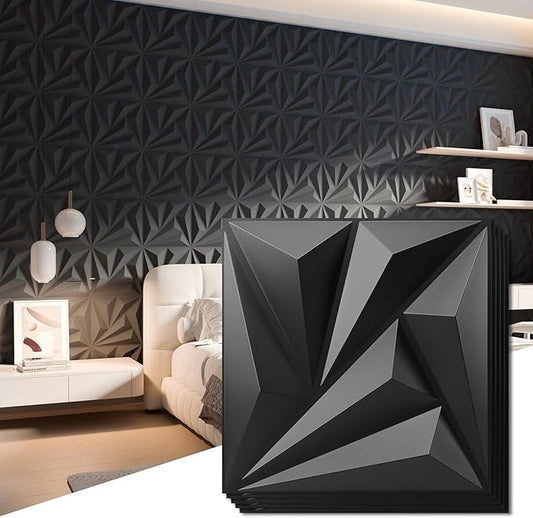 Art3d 100 Pack Decorative 3D Wall Panels 11.8 x 11.8 Inch Covering 97 Sq.ft by Art3d