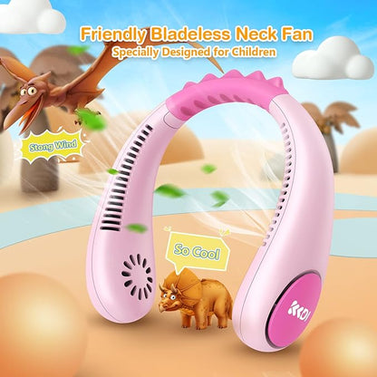 Kids Neck Fan, Portable Bladeless Fans - Image 2