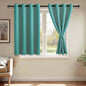 JIUZHEN Turquoise Blackout Curtains by JIUZHEN