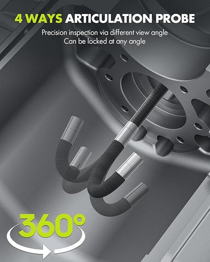 Anykit 360° Articulated Engine Endoscope, Aviation Hole Sight - Image 2