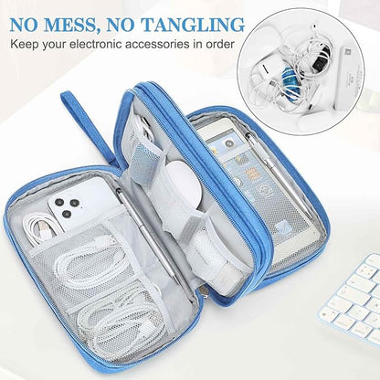 FYY Electronic Organizer, Large Travel Cable Organizer Bag Pouch Electronic - Image 5