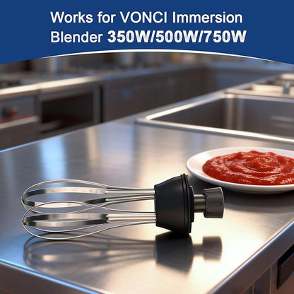 VONCI 10inch Detachable Whisk Attachment. 350W, 500W & 750W Commercial - Image 5