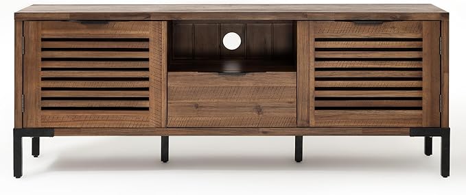 Bme Millie Solid Wood TV Stand for TVs up to 65 Inches, Modern Farmhouse TV - Image 6