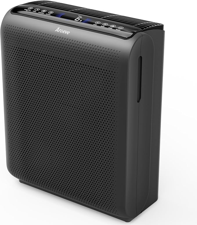 AROEVE Air Purifiers for Bedroom Home Large Room Up to 1504 Ft², 5 Layer Filter by AROEVE