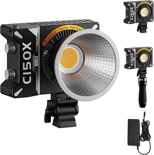 SIRUI Super Bulbs C150X 150W LED Video Light, COB Portable Photography Camera by SIRUI