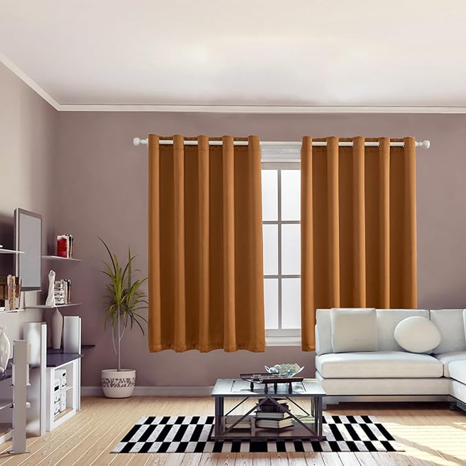 Anytime 100% Blackout Curtain 2 Panels Set, Thermal Insulated Window Drapes - Image 5