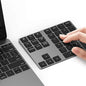 Bluetooth Number Pad, Lekvey Aluminum Rechargeable Wireless Numeric Keypad Slim by Lekvey