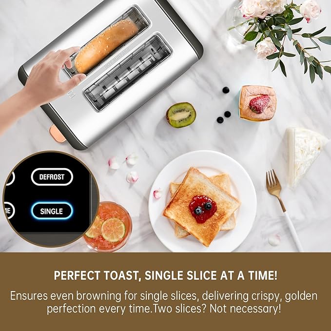 SEEDEEM Toaster 2 Slice, Real Touch Screen - Image 5