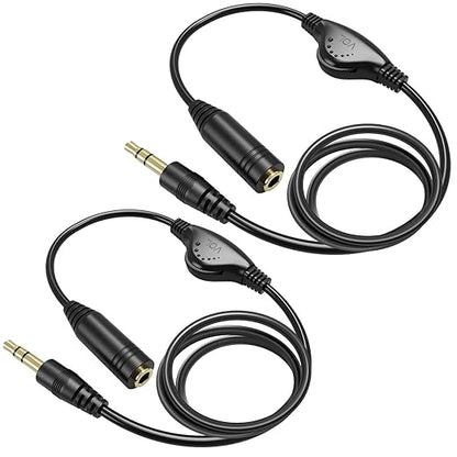PChero 2 Packs 3.5mm Headphone Extension Cable, 3.3FT Male to Female Stereo - Image 6