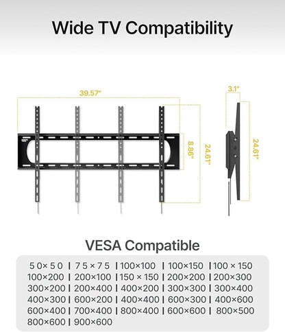 monTEK Heavy Duty Tilting TV Wall Mount - Image 6