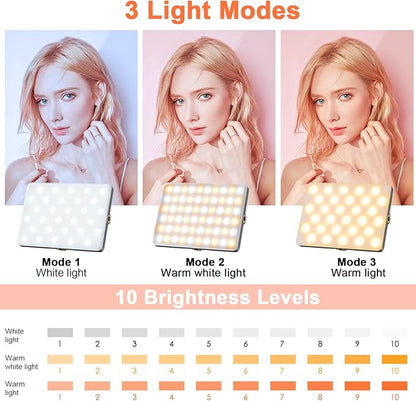 TONEOF Portable Selfie Light, Rechargable 60 LED PhoneLight - Image 2