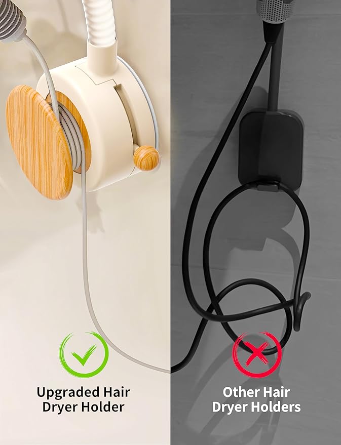 Hands Free Hair Dryer Holder Wall Mounted - Image 6