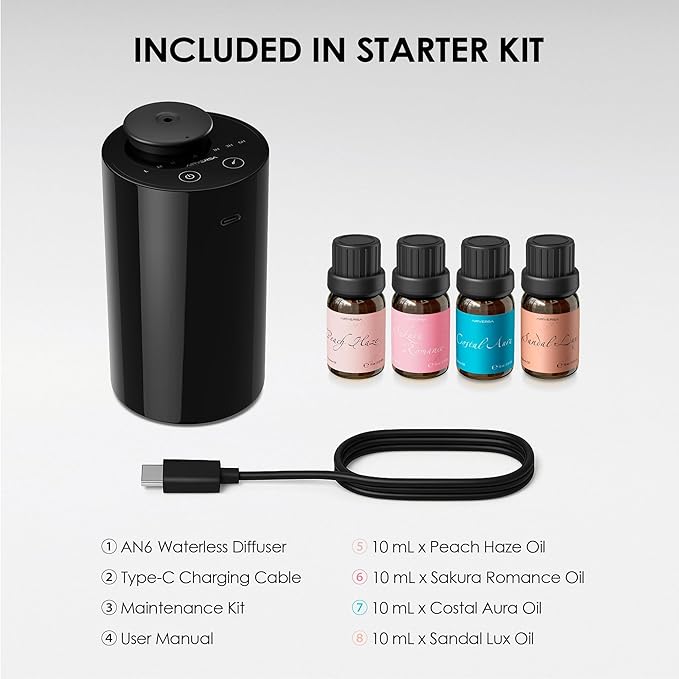 Airversa Waterless Essential Oil Diffuser Starter Kit - Image 6