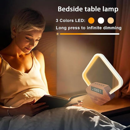 Xunhomon Sunrise Alarm Clock for Bedrooms Heavy Sleepers 15 Sleep Sounds White - Image 4