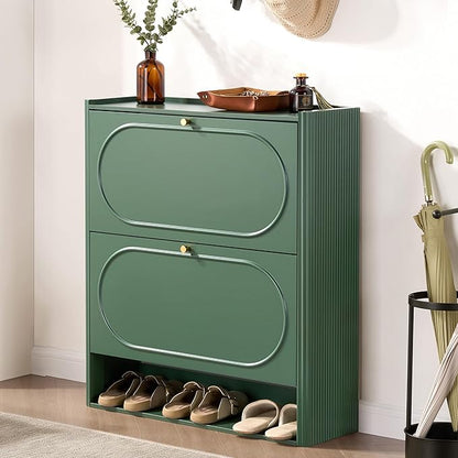 Shoe Storage Cabinet Entryway, Narrow Shoe Cabinet - Image 3