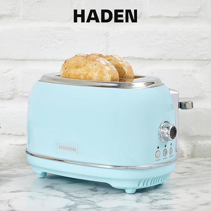 Haden Heritage 2 Slice Wide Slot Stainless Steel Toaster - Image 6