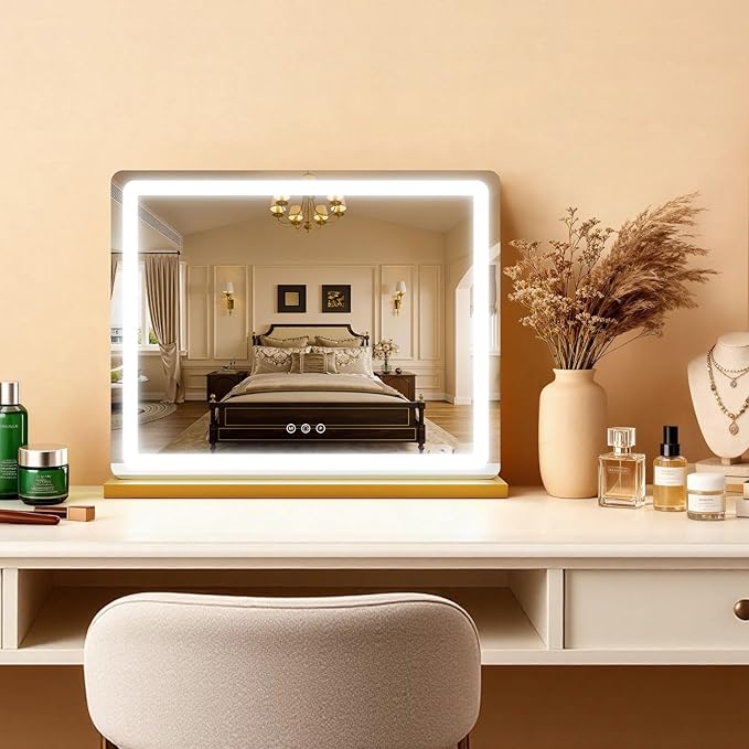 ROLOVE Vanity Mirror with Lights, Lighted Vanity Mirror with Dimmable 3 Modes - Image 8