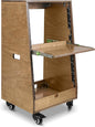 Sound Town DIY Slanted 16U Studio Rack, by SOUNDTOWN