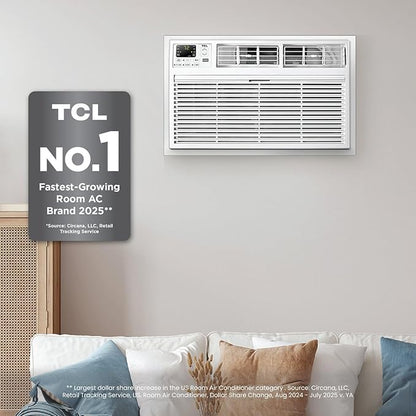 TCL H10T9EX1-A 10, 000 Smart Through-The-Wall Air Conditioner, Fan & - Image 2