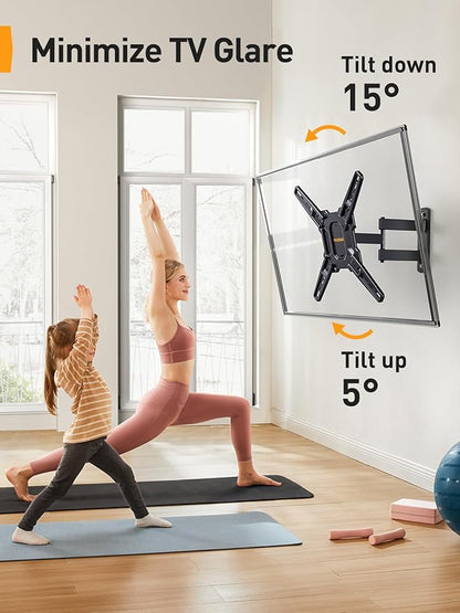 Perlegear Full Motion TV Mount for Most 26–65 inch Flat or Curved TVs up to 82 - Image 5