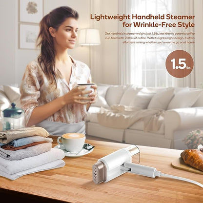 Newbealer Steamer for Clothes, 1200W Travel Steamer - Image 7