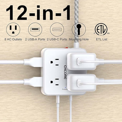 Surge Protector Power Strip - Image 2