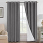 H.VERSAILTEX Linen Blackout Curtains 96 Inches Long 100% Absolutely Blackout by HVERSAILTEX