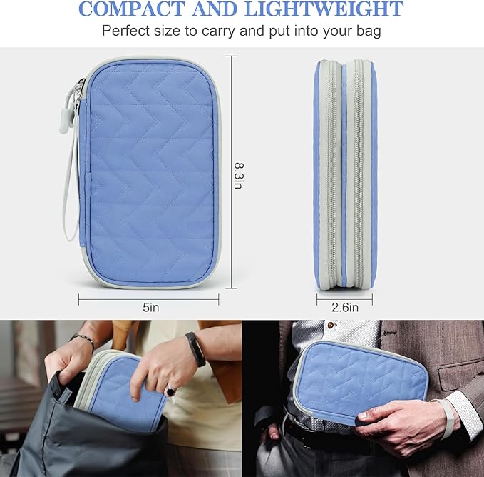 FYY Electronic Organizer, Travel Cable Organizer Bag Pouch Electronic - Image 2