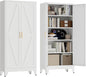 71" Tall Pantry Cabinet, Kitchen Pantry Storage Cabinets by XIUSVON