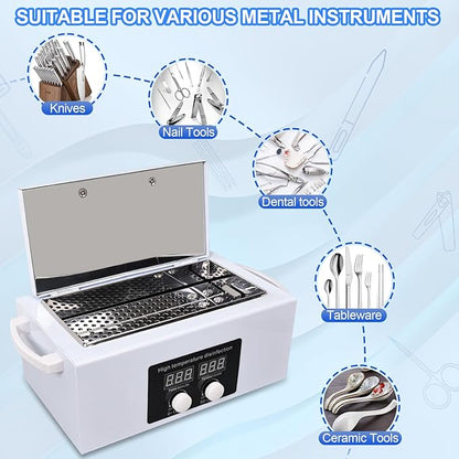 High Temperature Steriliser Autoclave Machine 110V 300W Nail Tool Steriliser - Image 5
