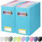 BALEINE File Organizer Box, Cardboard File Folder Organizer by BALEINE