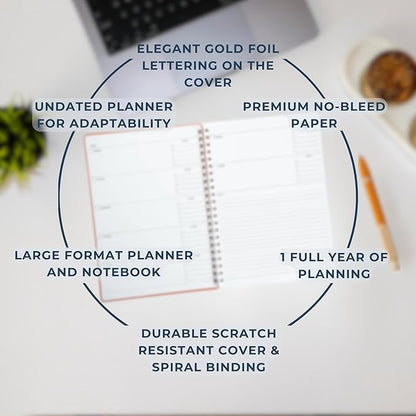 | Ultimate Yearly, Monthly Planner | 8.25" x 11.75" | To Do List Notebook - Image 8