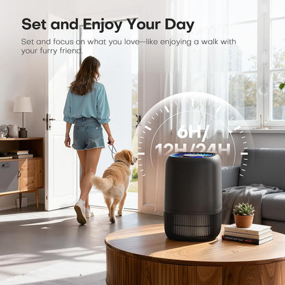 voopnu air purifiers for bedroom, high efficiency filter, package contents