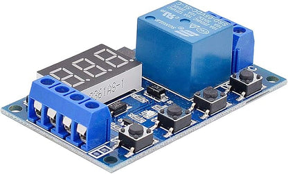 DC 6-30V Timer Relay Programmable Delay Relay Module Cycle Timer - Image 6