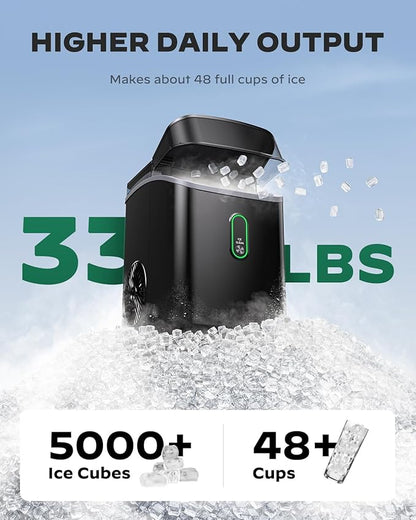 Silonn Nugget Ice Maker Countertop, Pebble Ice Maker - Image 3