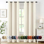 MIULEE Birch Blackout Curtains for Bedroom Living Room 84 Inches Long 2 Panels by MIULEE