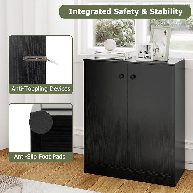 Giantex 2 Door Storage Base Cabinet - Image 5
