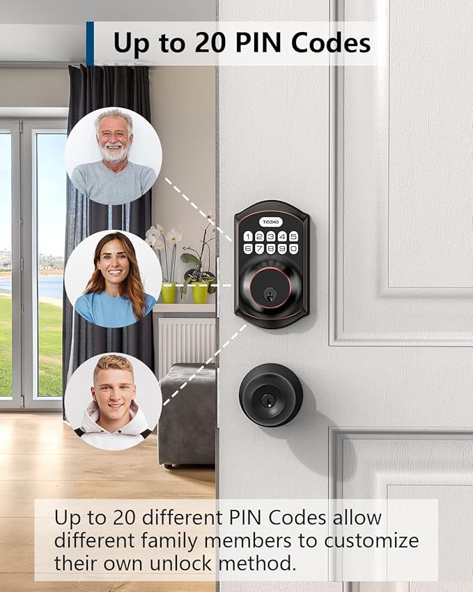 TEEHO TE001 Keyless Entry Door Lock - Image 2