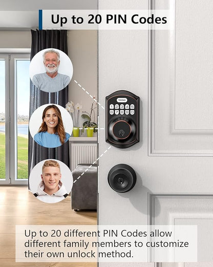 TEEHO TE001 Keyless Entry Door Lock - Image 2