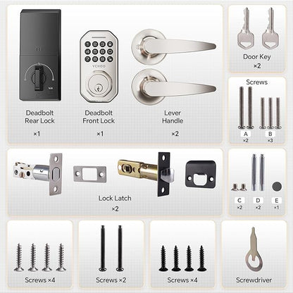 VCHOO Keyless Entry Door Lock Set Smart Locks - Image 8