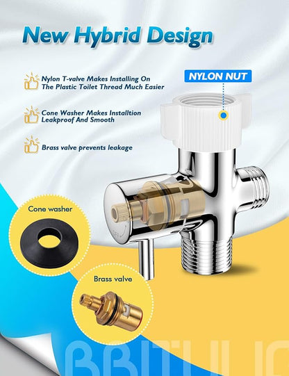 Chrome Handheld Bidet Sprayer, Jet Sprayer - Image 7