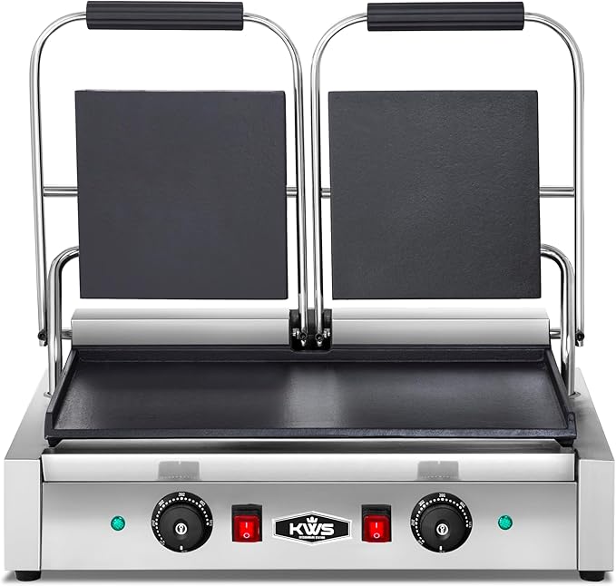 KWS FM-23 3400W Electric Panini Press Maker by KitchenWareStation