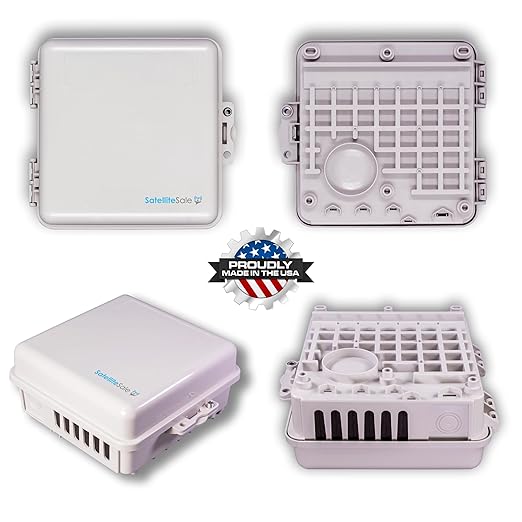 SatelliteSale Weatherproof Junction Box Heavy Duty Enclosure 9x9x4 Inches - Image 2